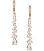 Cezanne Crystal CZ Multi Shape Linear Earrings - Image 1