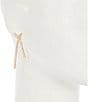 Cezanne Crystal CZ Stone X Drop Earrings - Image 2