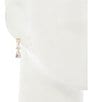 Cezanne Crystal CZ Teardrop Graduating Stone Drop Earrings - Image 2