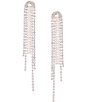 Cezanne Crystal Horseshoe Fringe Drop Linear Earrings,New Products : American Fashion Style Bags On Sale