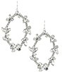 Cezanne Crystal Ivy Hoop Earrings - Image 1
