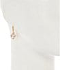 Cezanne Crystal Pave Teardrop CZ Stone Drop Earrings - Image 2