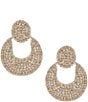 Cezanne Doorknocker Drop Earrings - Image 1