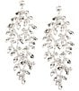 Color:Silver - Image 1 - Eveline Crystal Chandelier Statement Earrings