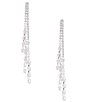 Cezanne Fringe Rhinestone Linear Earrings,All Products : American Fashion Style Bags On Sale