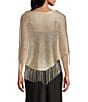 Color:Gold - Image 2 - Fringe Shawl