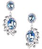 Cezanne Jolie Blue Drop Earrings,New Products : American Fashion Style Bags On Sale