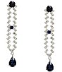 Cezanne Julie Zig Zag Drop Earrings - Image 1