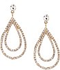 Color:Gold - Image 1 - Layered Loops Drop Earrings