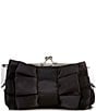 Cezanne Layered Satin Bow Kisslock Frame Clutch - Image 1