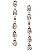 Cezanne Long Teardrops Link Drop Earrings - Image 1