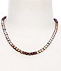 Cezanne Multi Color Round Stone Short Collar Necklace - Image 1