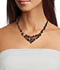 Cezanne Multi Color Stone Strand Collar Necklace - Image 2