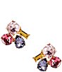 Cezanne Multi Stone Cluster Stud Earrings - Image 1