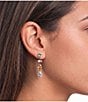 Cezanne Multi Stone Short Linear Earrings - Image 2