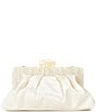 Cezanne Nacre Acrylic Satin Clutch Bag - Image 1