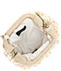 Cezanne Onda Shell Disc Raffia Frame Clutch - Image 3