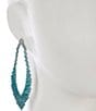 Cezanne Open Ombre Drop Earrings, Color:Teal Ombre - Image 2