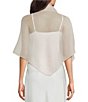 Cezanne Pleated Stone Evening Wrap - Image 2
