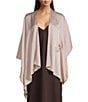 Cezanne Satin Pull Through Evening Wrap - Image 5