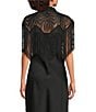 Cezanne Sequin Fringe Cape - Image 2