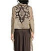 Cezanne Sheer Bordered Evening Wrap - Image 5