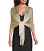 Cezanne Shimmer Tassel Scarf Wrap - Image 4