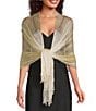 Cezanne Shimmer Tassel Scarf Wrap - Image 1