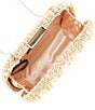 Cezanne Square Straw Metallic Minaudiere Clutch Bag - Image 3
