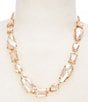 Cezanne Stone Link Statement Necklace - Image 1