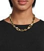Cezanne Stone Link Statement Necklace - Image 2