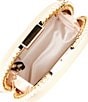 Cezanne Stone Pearl Embellished Frame Minaudiere Bag - Image 3