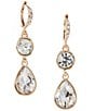 Cezanne Teardrop Statement Drop Earrings - Image 1