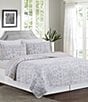 C&F Home Callahan Songbirds Reversible Quilt Mini Set, Color:Purple - Image 1