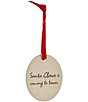 C&F Home Santa Cat Ceramic Ornament - Image 2