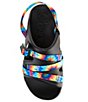 Color:Dark Tie Dye - Image 5 - Kids' Chillos Sport Tie-Dye Sandals (Youth)
