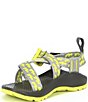 Color:Bolt Neon - Image 4 - Boys' Z/1 Ecotread Washable Sandals (Youth)