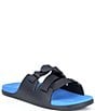 Color:Active Blue - Image 1 - Kids' Chillos Slides (Youth)