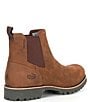 Color:Chestnut Brown - Image 2 - Men's Fields Waterproof Cold Weather Lug Sole Chelsea Boots