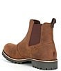 Color:Chestnut Brown - Image 3 - Men's Fields Waterproof Cold Weather Lug Sole Chelsea Boots