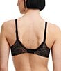 Chantelle Allure Striped Molded Bra, Color:Black - Image 2