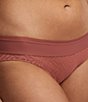 Color:Amber - Image 3 - Allure Striped Print Brief Panty