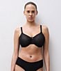 Chantelle C Magnifique Seamless Unlined Minimizer Bra, Color:Black - Image 3