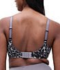 Chantelle C Magnifique Seamless Unlined Minimizer Leopard Print Bra, Color:Grey Leopard - Image 2