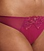 Chantelle Cabernet Sauvage Lace Thong, Color:Ruby Multico - Image 3