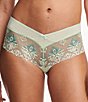 Color:Green Lily Multico - Image 1 - Champs Elysees Lace Hipster Panty
