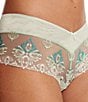 Color:Green Lily Multico - Image 2 - Champs Elysees Lace Hipster Panty