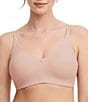 Color:Rose - Image 1 - Comfort Chic Back Smoothing Full-Support Wireless Bra