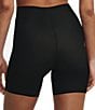 Color:Black - Image 2 - High Waisted Mid-Thigh Shaping Shorts
