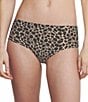 Chantelle Leopard Print Soft Stretch Hipster Panty - Image 1